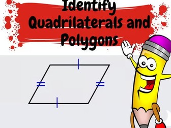 Identify Quadrilaterals and Polygons - Quadrilaterals and Polygons Worksheets