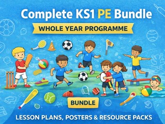 Complete KS1 PE Curriculum – Full Year Pack Print‑and‑Teach Non‑Specialist Friendly