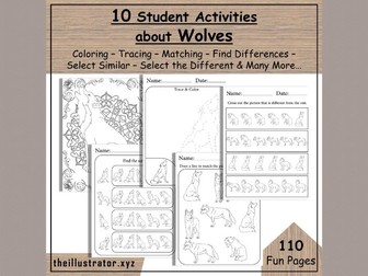 10 Student Activities About Wolves to Improve Focus and Concentration in Kids