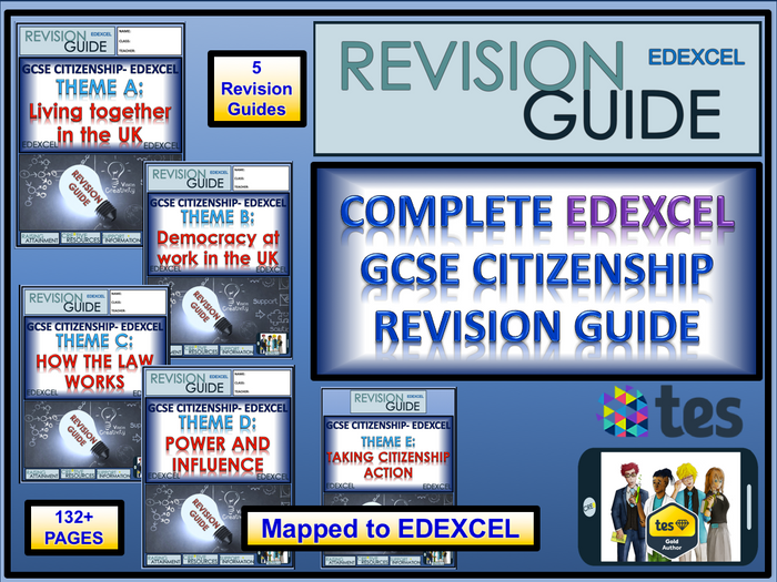 EDEXCEL GCSE CITIZENSHIP REVISION GUIDE By Thecre8tiveresources ...