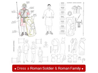 Roman Soldier and Roman Family - create