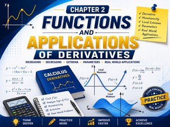 Calculus Derivatives Parameter Workbook