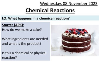 Chemical Reactions - SEN/LAP