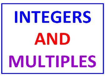 Integers and Multiples