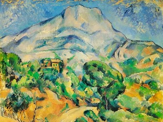 Paul Cezanne in quotes, the famous artist on painting & life; free resource in French art history