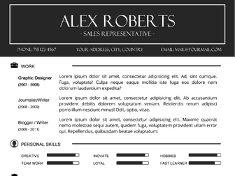 2 Pages Sleek Resume Template