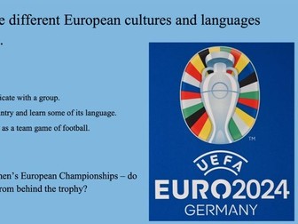 Euros Languages and PE lesson for ks2.