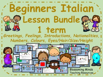 Italian Lesson Bundle (1 term) Beginners