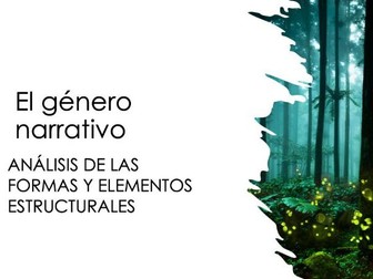Powerpoint análisis elementos estructurales del género narrativo