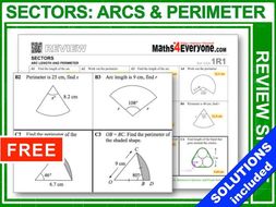 GCSE Revision (Sectors, Arcs and Perimeters)