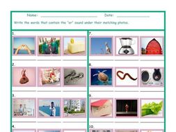 Phonics R Controlled Vowel ER Worksheet