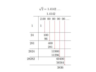 Square Root of Non-Perfect Squares