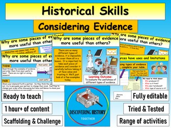 Historical Skills : Using Evidence