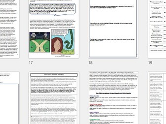 A Level Problem of Evil workbook - highly informative and creative PRINT AND GO