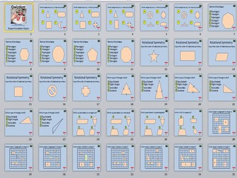 Qwizdom Bundle - Foundation GCSE Mathematics - Algebra Number Graphs Shape Revision Quiz
