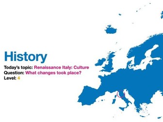History: Culture in the Renaissance