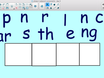 Phonics: Letters and Sounds - Phase 4 (adjacent consonants - day 3)