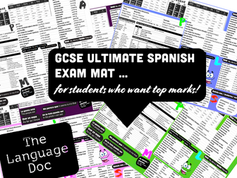 Spanish GCSE  PALMS / Role Play and Conversation Learning Mat.