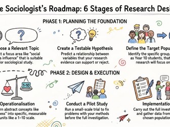 IGCSE Sociology: Research Methods - Stages of Research Design