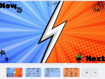 KS2 Now & Next board