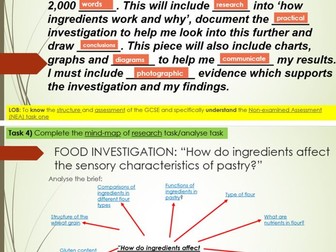 Food Preparation and Nutrition - Introduction to NEA task 1