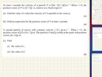 Variable Acceleration Exam Questions - Mechanics