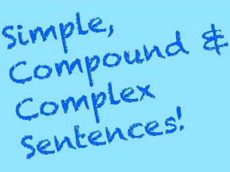 simple compound and complex sentences