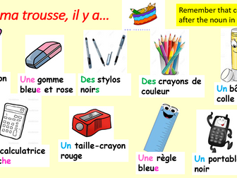 French primary lessons (Y3-Y6). 46 lessons + 3 SoW