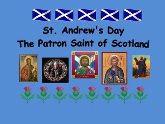 Saint Andrew's Day. The Patron Saint of Scotland
