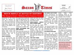 1066 The Saxon Times Resource Book