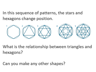 Inscribing polygons in circles, patterns with polygons