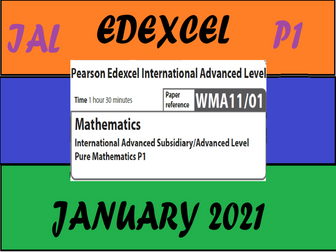 Guided Solution Edexcel IAL January 2021 P1