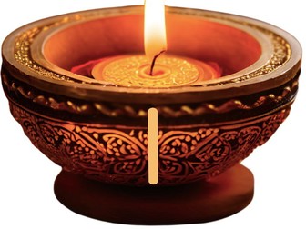 Numbers on Diyas