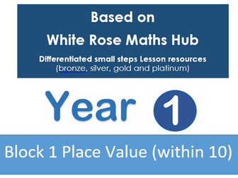 Year 1 - Autumn Block 1 - Weeks 1-4 - Place Value - White Rose Maths Hub