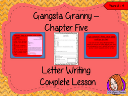 Letter Writing Complete Lesson – Gangsta Granny