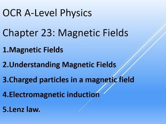 Magnetic Fields: OCR A-Level Physics, Chapter 23