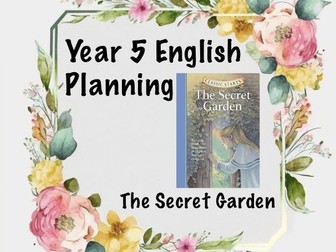 Year 5 Secret Garden Planning