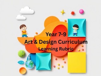 Year 7-9 Art & Design Curriculum Learning Rubric
