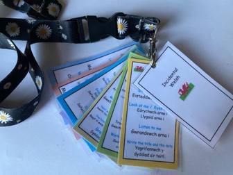Incidental Welsh Lanyard with QR code soundbites