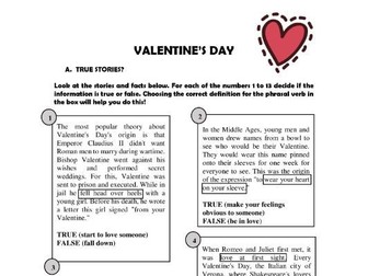 Valentine's Day (Stories and Vocabulary)