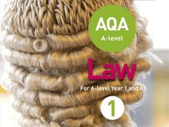 AQA Law Paper 1 Criminal Law Bundle