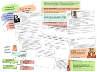Evil and Suffering - WHOLE UNIT! (A-Level RS AQA)