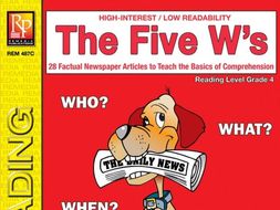 Five W's (Reading Level 4)