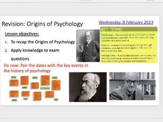 Origins of Psychology