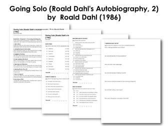 Going Solo (Roald Dahl's Autobiography, 2) by  Roald Dahl (1986)