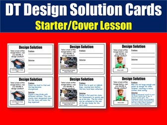 Design Solution DT Cover Work / Starter Activities