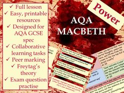 Macbeth - Theme of Power | Teaching Resources