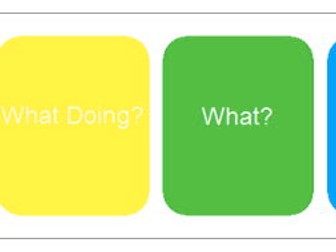 Colourful semantics sentence structure