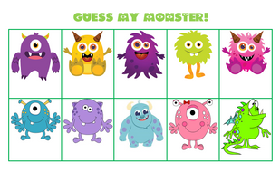 Guess my monster - adjective and description game by wickedsmartplus ...