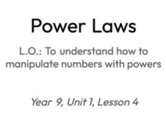 Power Laws